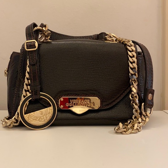 Versace collection bag. Genuine leather. Brand new. Never used. No tags. - Picture 1 of 9